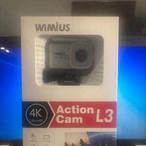WIMIUS Action Camera 4k 2.45inch LCD Touch Screen